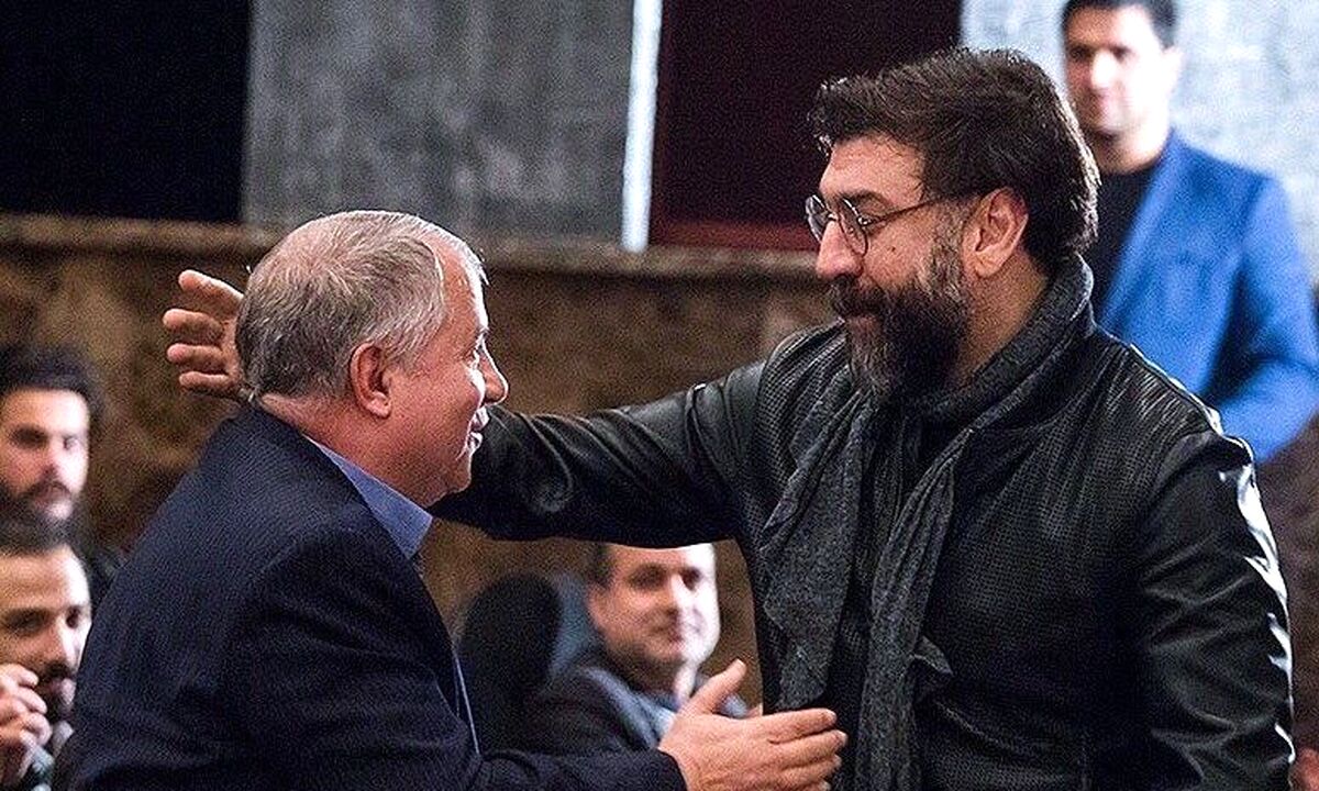 علی پروین امروز بر سر زنده یاد مزار علی انصاریان