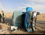 تصادف هولناک اتومبیل معلمان در جاده مشهد+ تصاویر دلخراش
