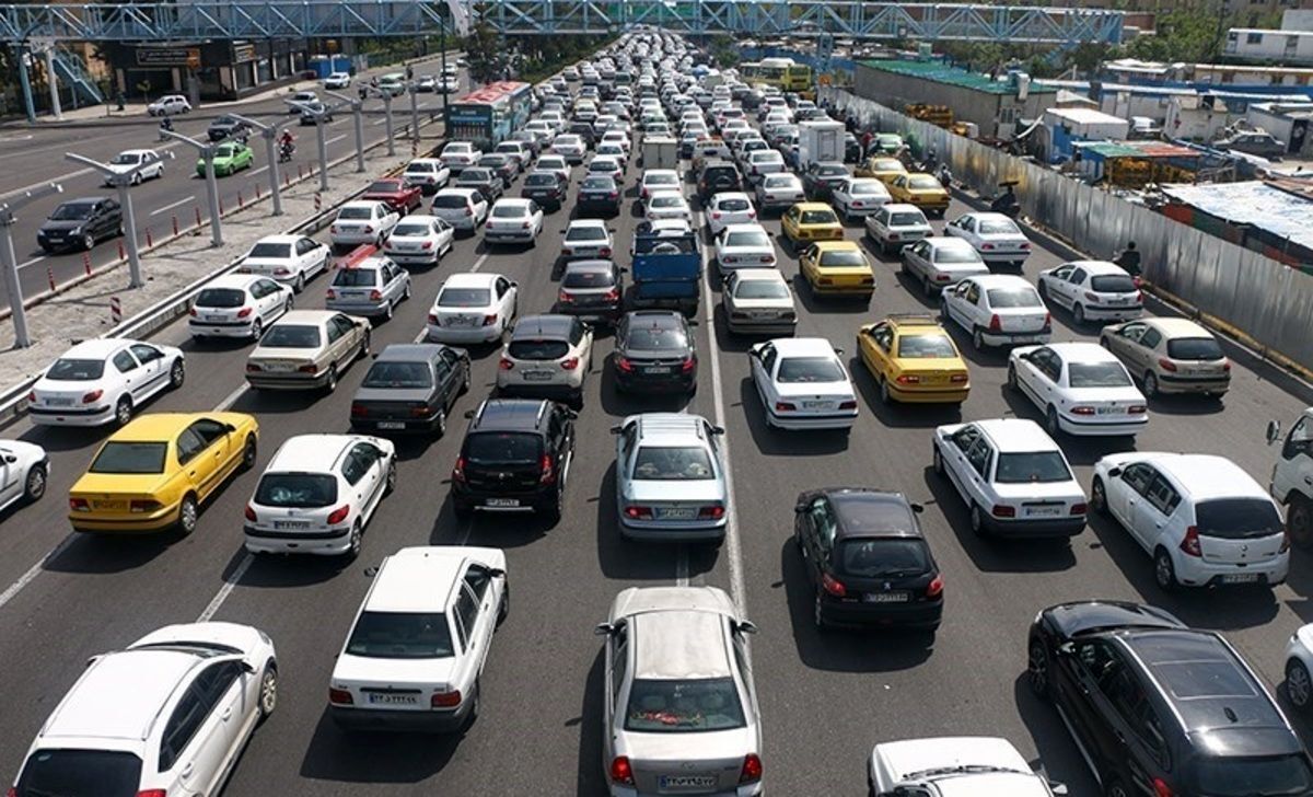 ترافیک وحشتناک خیابان‌های تهران + عکس