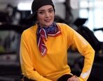 بهنوش طباطبایی با تیپ و قیافه جدید در اکران فیلم ابلق