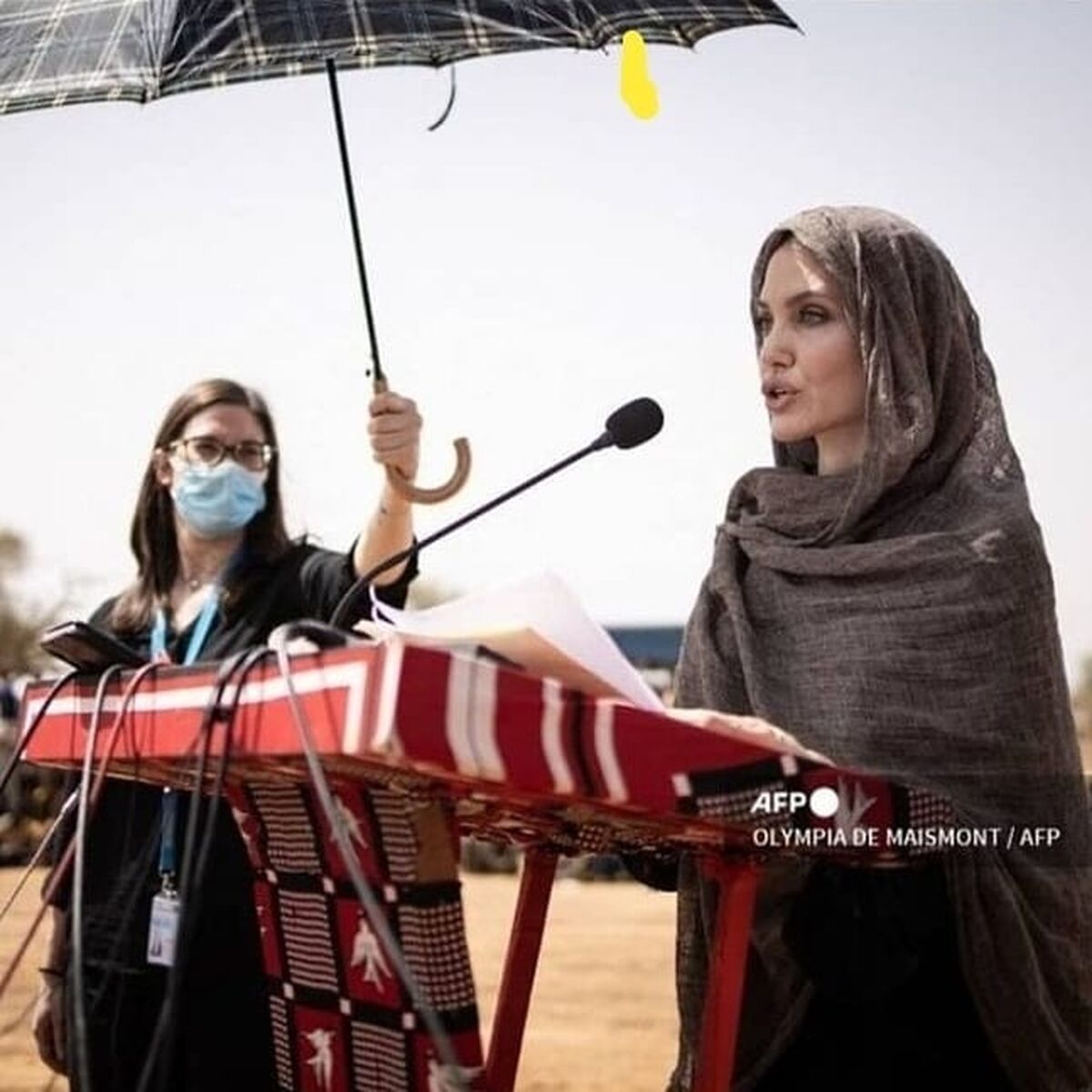 حجاب آنجلینا جولی سوژه داغ رسانه ها شد
