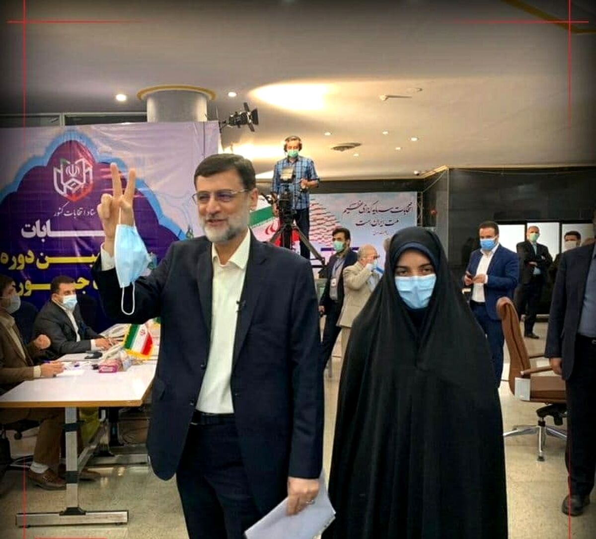 چرا قاضی زاده با دخترش در انتخابات 1400 ثبت نام کرد؟ + عکس و فیلم