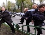 وحشت پوتین از امنیت خود| محافظانش در جمعیت پنهان شدند