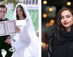 عکس عروسی فرشاد احمدزاده لو رفت| ترلان پروانه یا همسر واقعی فرشاد احمدزاده؟!