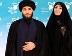  الهام چرخنده و پسرش در روز بهاری