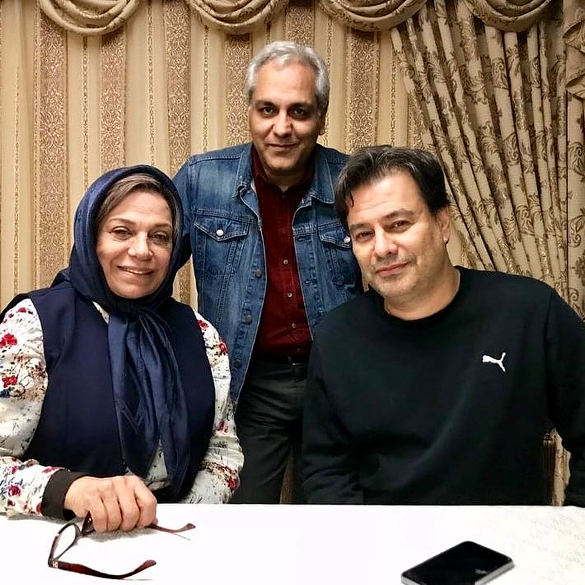 عکس جدید گوهر خیراندیش در کنار فرزندانش در آمریکا