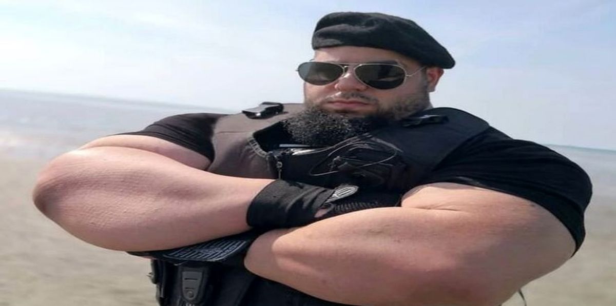 عکس عجیب هالک ایرانی کنار آشپز معروف+ فیلم 