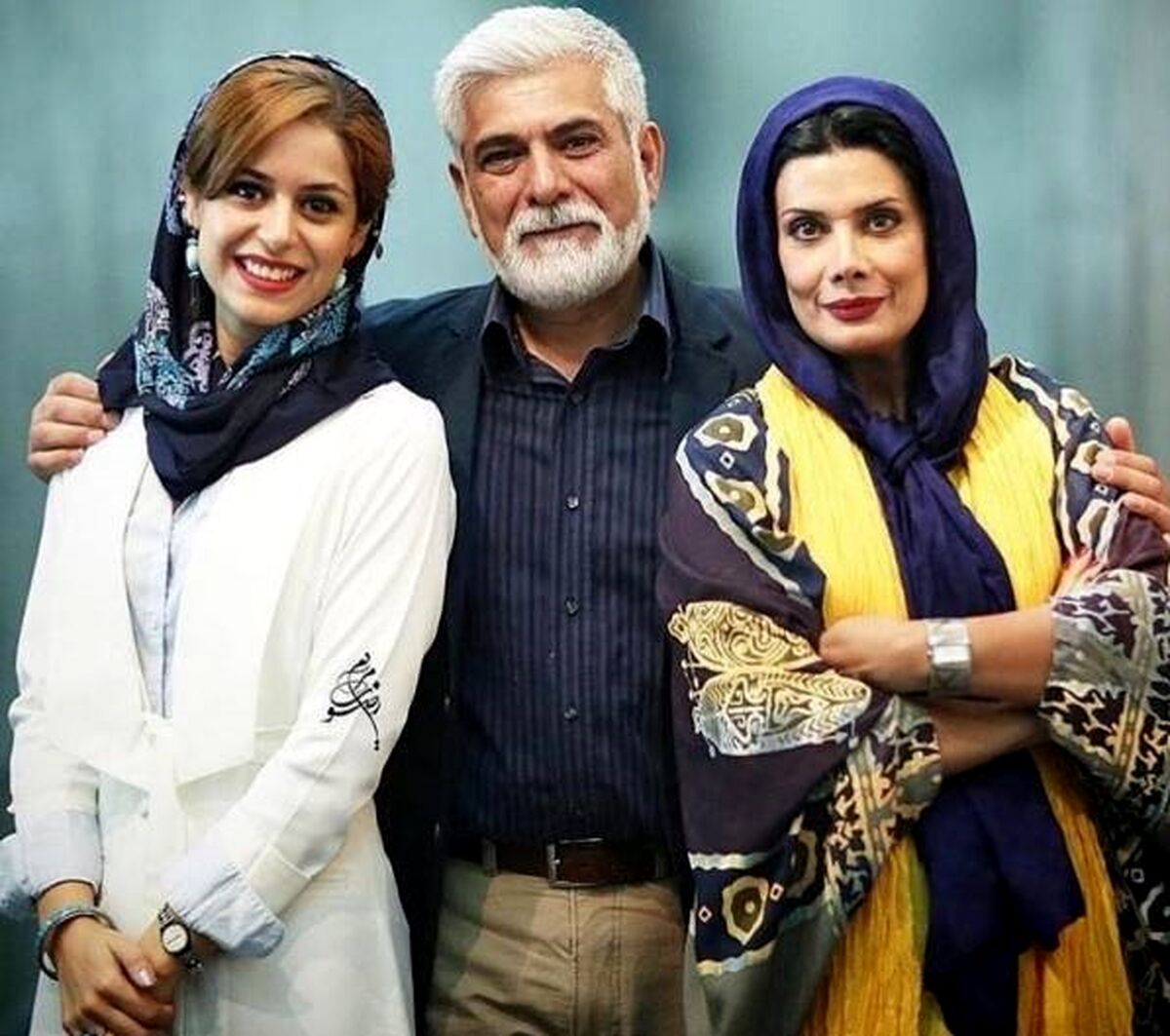   عاطفه رضوی و همسرش حسین پاکدل