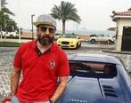 عکس عجیب از علی انصاریان با چهره وحشتناک