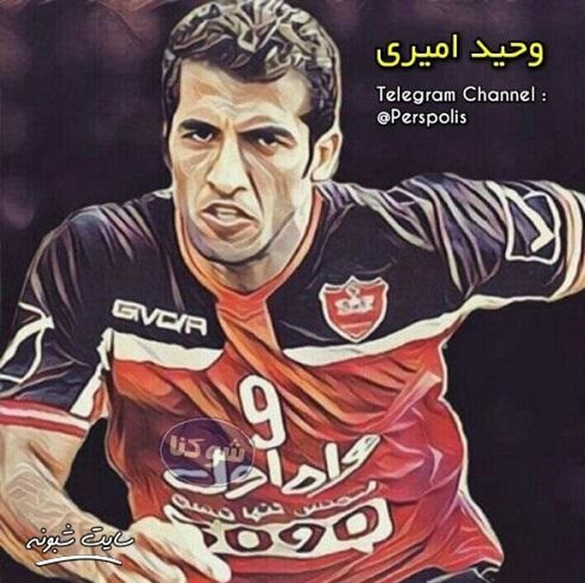 وحید امیری و همسرش 