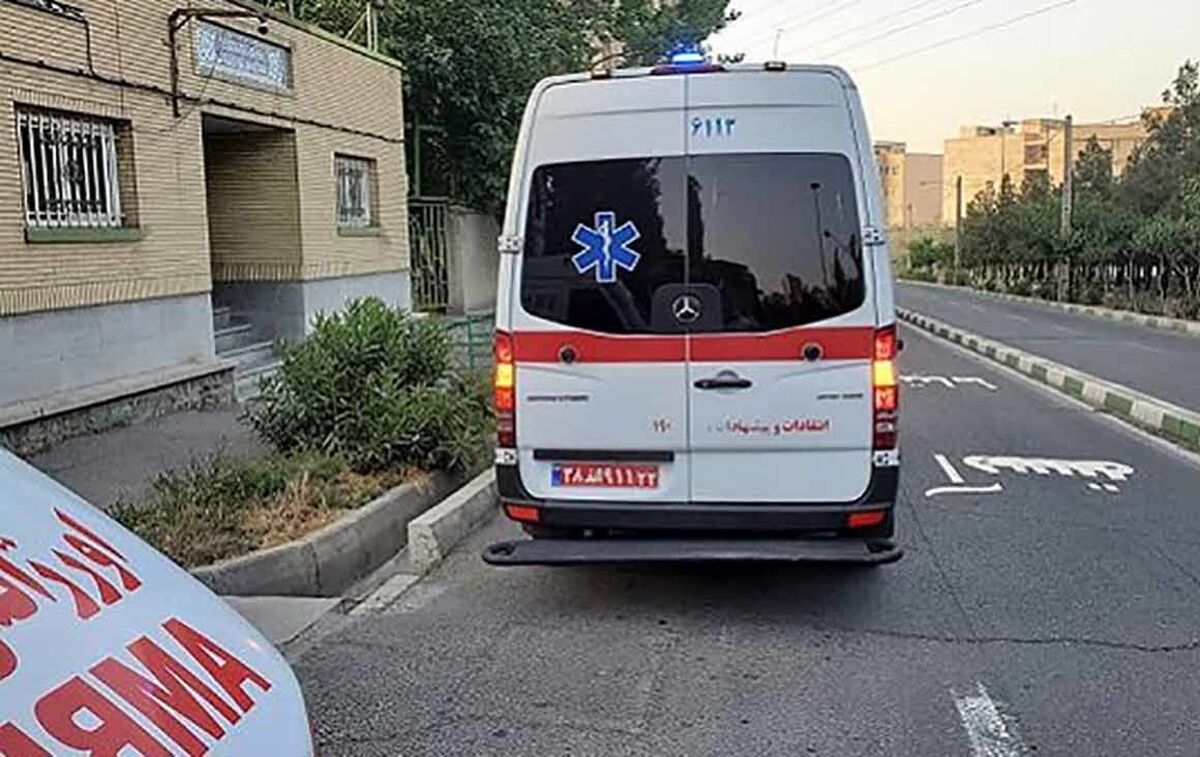 دختر 2 ساله بخاطر پنچری عمدی لاستیک آمبولانس از دست رفت