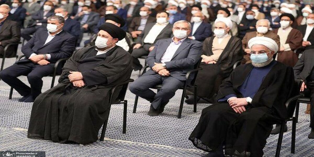 نصب بنر  معنی دار شهرداری مقابل منزل  حسن روحانی+عکس