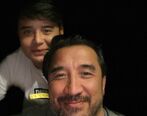 عکس جدید خداداد عزیزی در کنار پسرش علیرضا