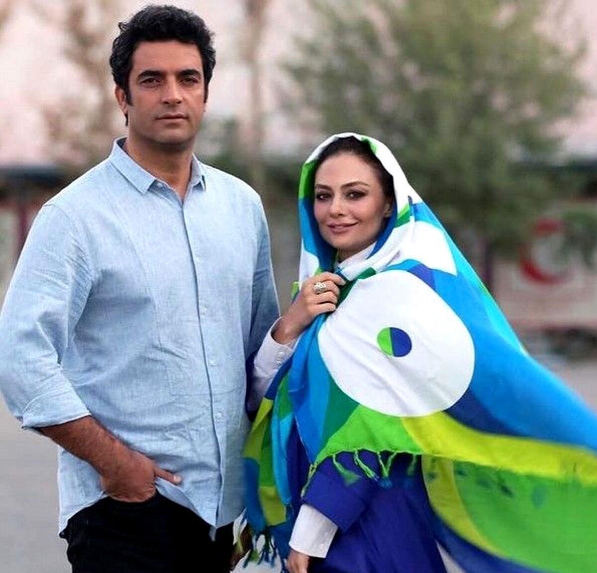 حرکت جنجالی یکتا ناصر در کنار همسر و دخترش سوفیا / عکس جنجالی