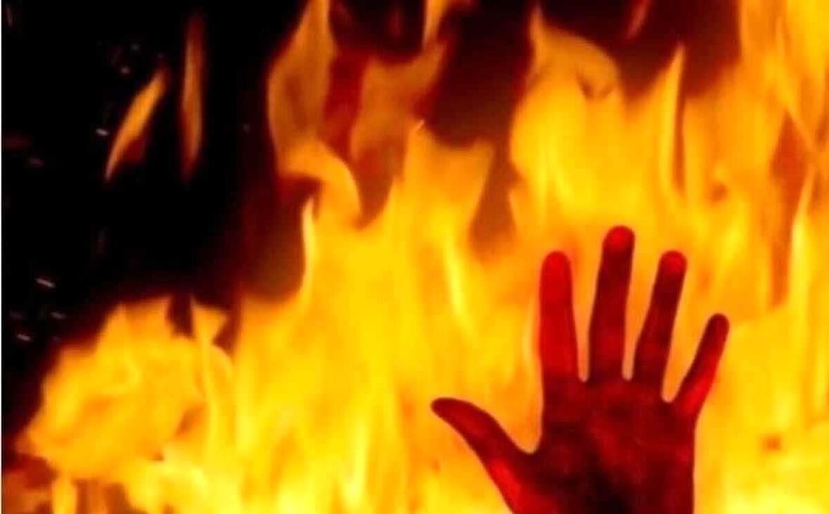 فیلم هولناک از آتش زدن بسیجی | این فیلم قلبتان را به درد می آورد