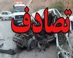 تصادف وحشتناک اتوبوس با کامیون