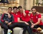 عکس صمیمی مهدی قایدی در کنار عبدالله بوشهری