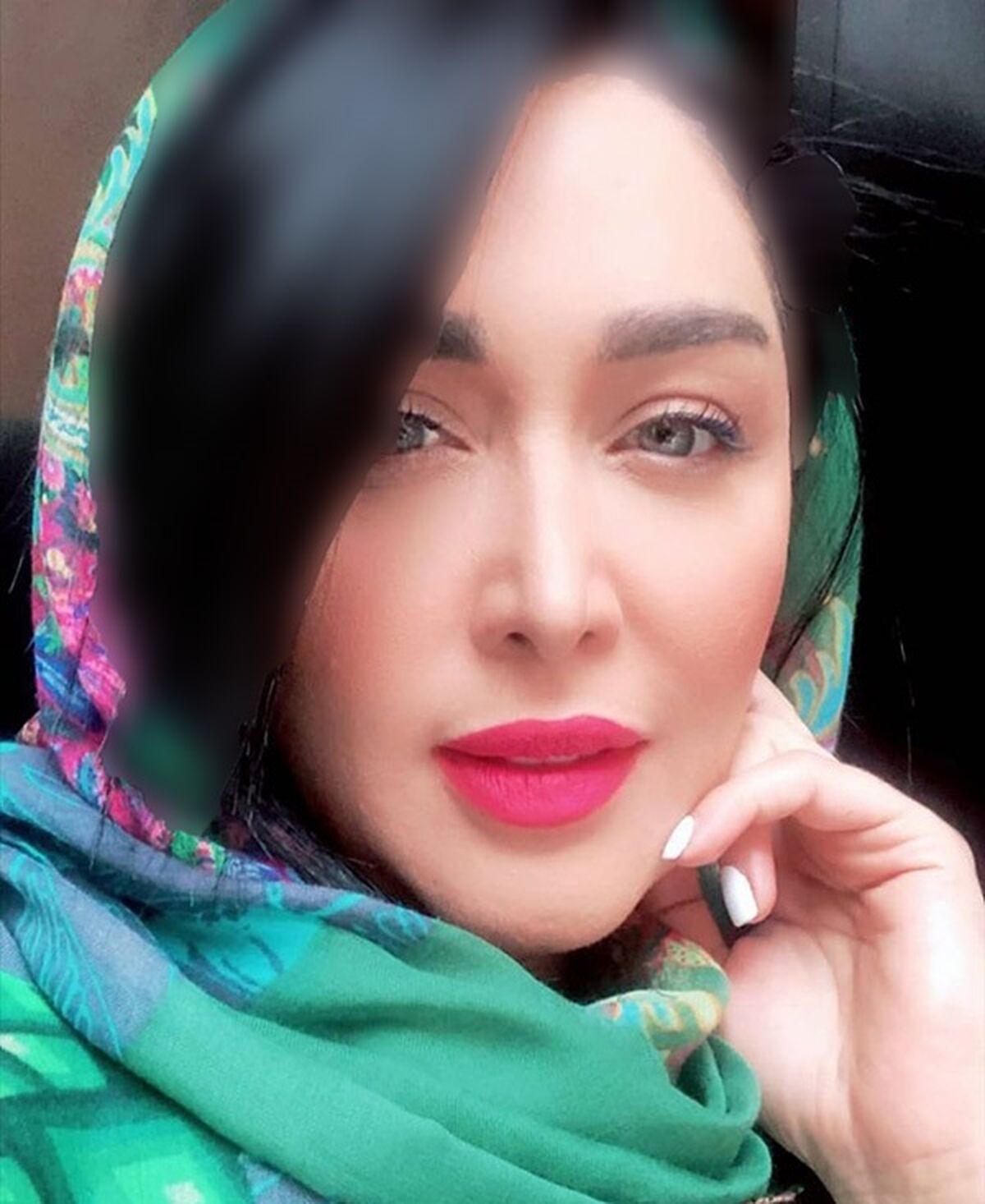 چهره خیلی خاص سارا منجزی را با فیلتر ببینید | خانم بازیگر گولاک کرد + عکس