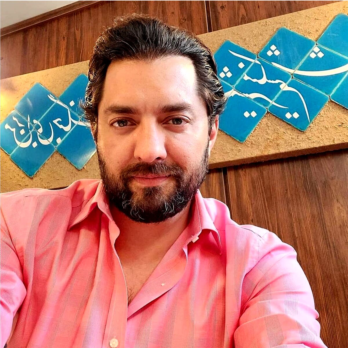 بهرام رادان سیاه پوش شد