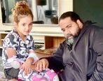 سلفی جدید در مسافرت تابستانه رضا صادقی در کنار تیارا و ویانا