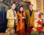 کتایون ریاحی به همراه نوه فردین