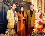 کتایون ریاحی به همراه نوه فردین