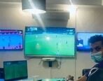 عکس عجیب عادل فردوسی پور شب بازی پرسپولیس