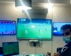 عکس عجیب عادل فردوسی پور شب بازی پرسپولیس