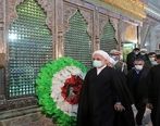 محسنی اژه ای بر سر مزار آیت الله هاشمی رفسنجانی+ عکس