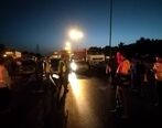 راننده شیراز پشت فرمان در جاده خوابید!
