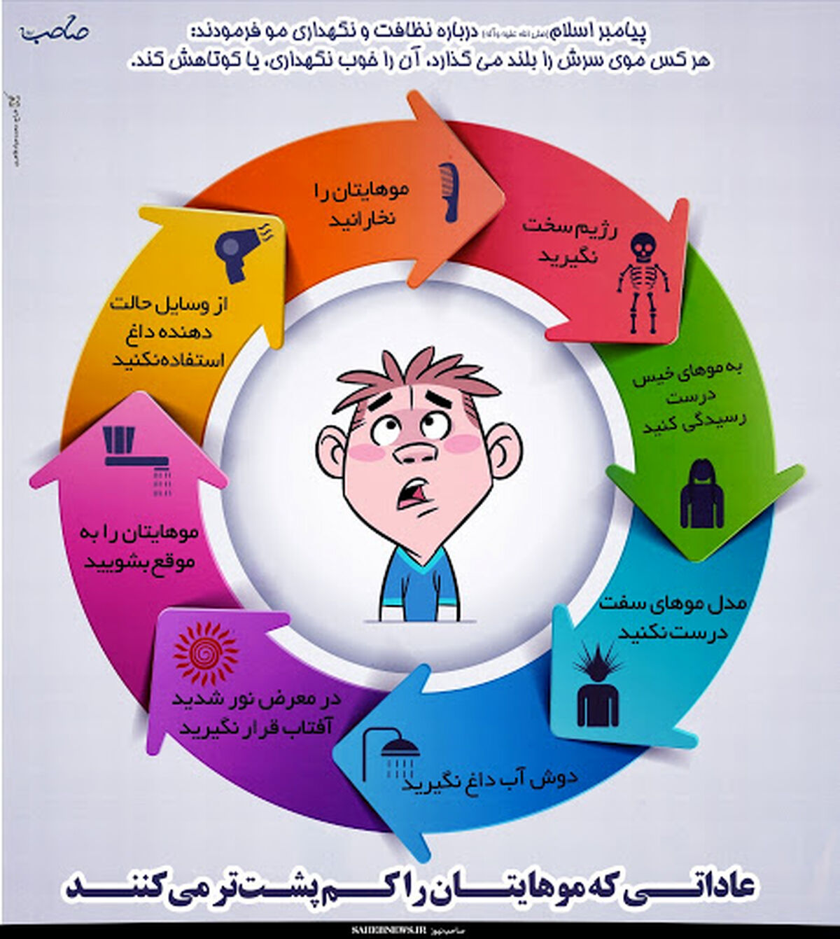 چه چیزی باعث ریزش مو می شود ؟