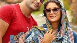 عاشقانه های حدیثه تهرانی و همسرش در خیابان + عکس