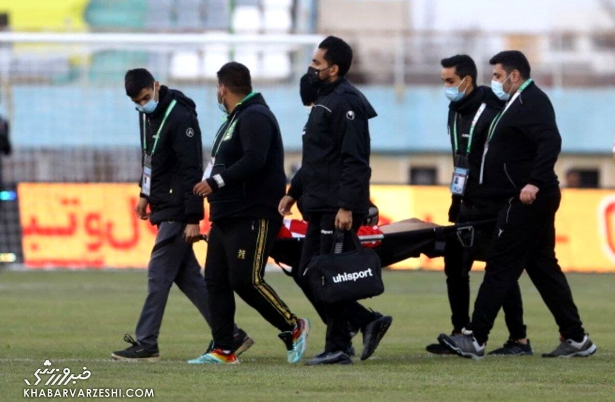 مصدومیت وحشتناک ستاره پرسپولیس نگران کننده شد