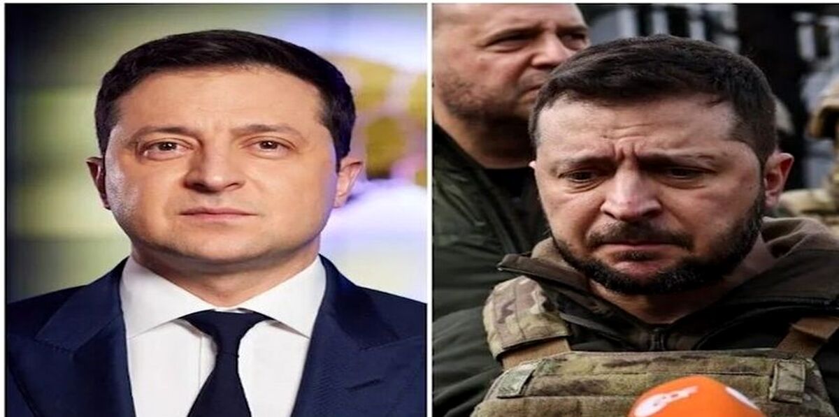 زلنسکی یک ماهه یک قرن پیر شد!| بلایی که جنک سر چهره رییس جمهور اوکراین آورد